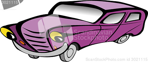 Image of Funny old car cartoon