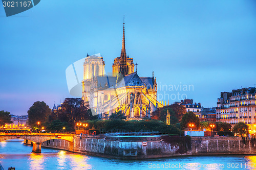 Image of  Notre Dame de Paris cathedral