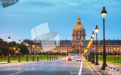 Image of Les Invalides building in Paris