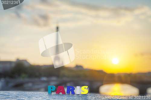 Image of Paris cityscape with the Eiffel tower