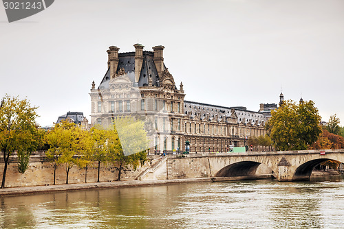 Image of Louvre palace in Paris, France