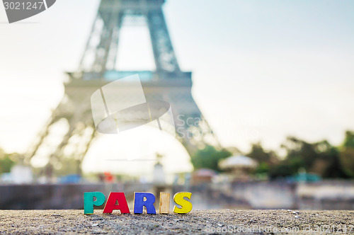 Image of Paris cityscape with the Eiffel tower