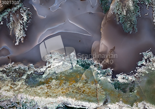 Image of agate precious stone surface closeup