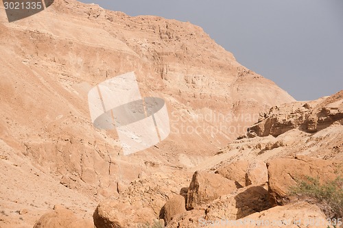 Image of Hiking in a Judean desert of Israel