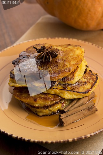 Image of Pumpkin Fritters with cinnamon