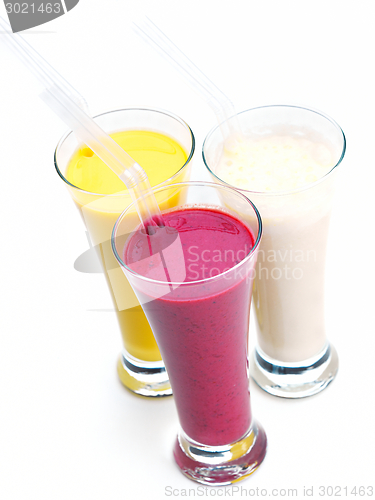 Image of fresh fruit shake drink