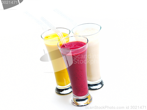 Image of fresh fruit shake drink