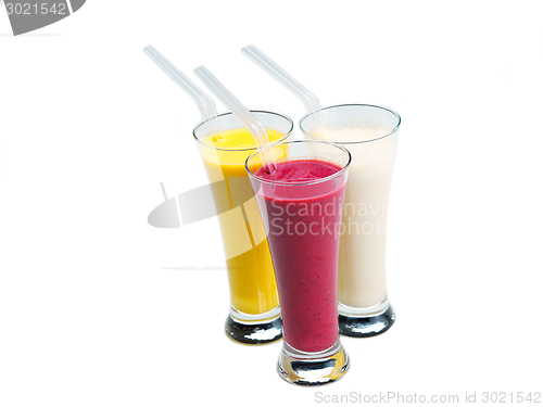 Image of fresh fruit shake drink