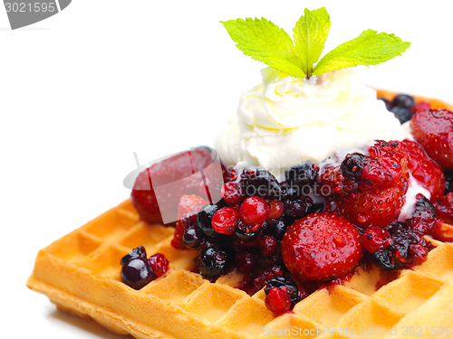 Image of fruit wafel