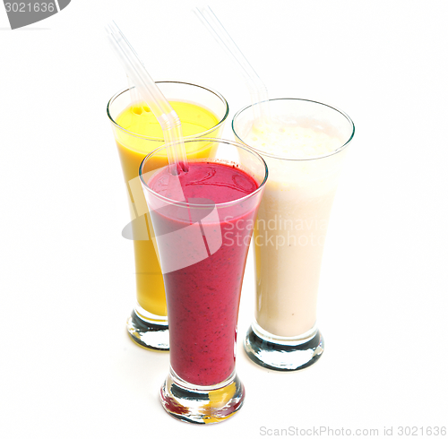 Image of fresh fruit shake drink