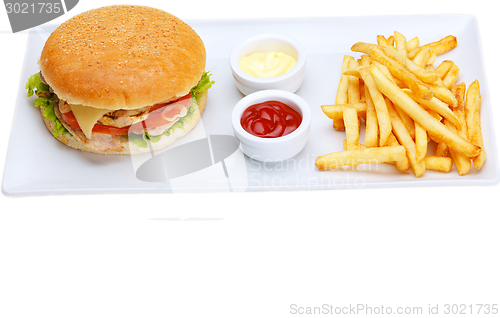 Image of hamburger