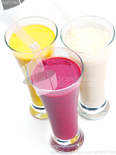 Image of fresh fruit shake drink