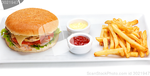 Image of hamburger