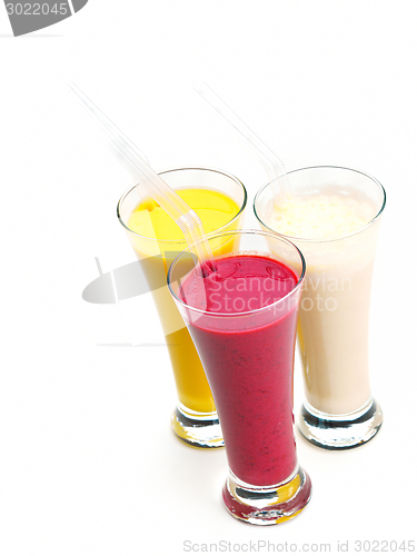 Image of fresh fruit shake drink