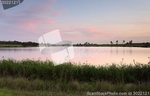 Image of Sunset Duralia Lake Penrith Australia