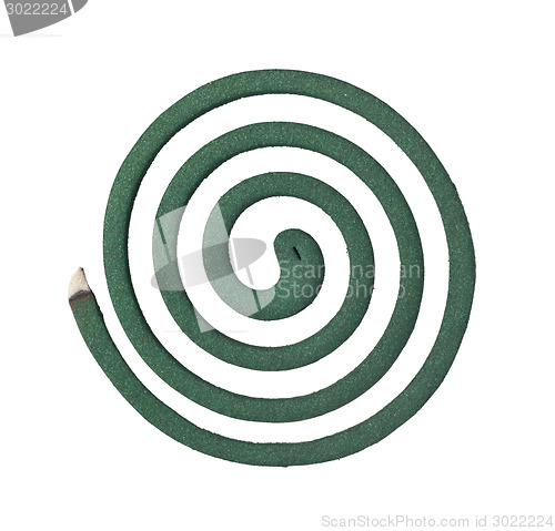 Image of Burning mosquito coil