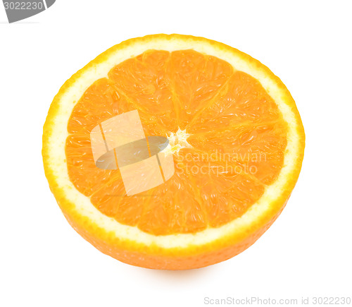Image of Cross section of a juicy fresh orange