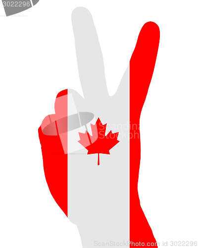 Image of Canadian finger signal