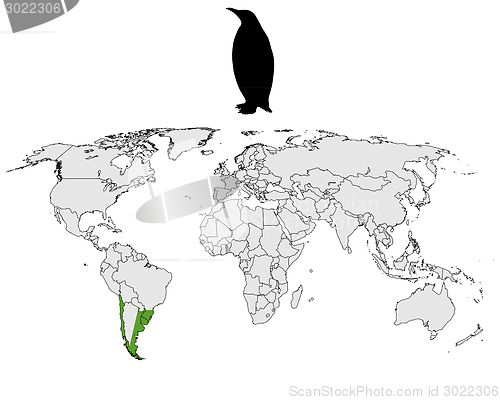 Image of Magellanic penguin range