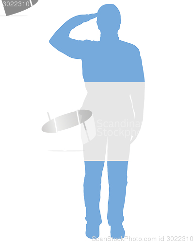 Image of Argentinian salute