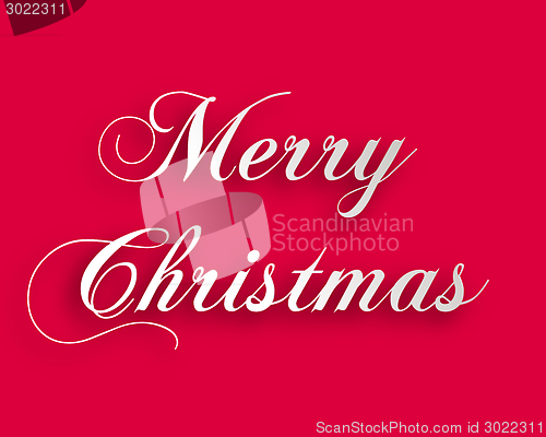 Image of Merry Christmas paper style