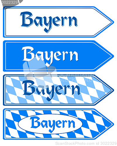 Image of Signpost Bayern