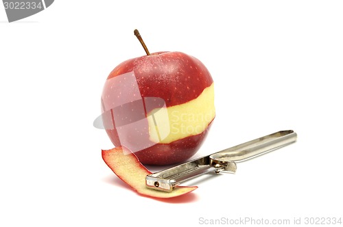 Image of Apple peeling