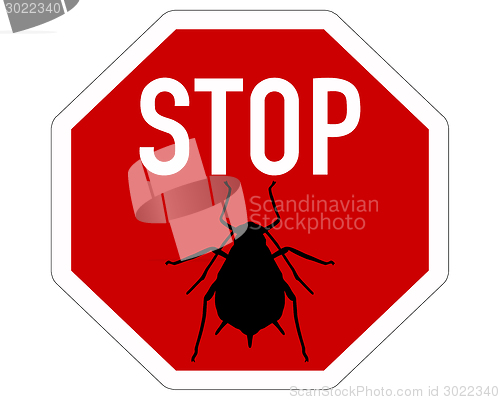 Image of Aphid stop sign