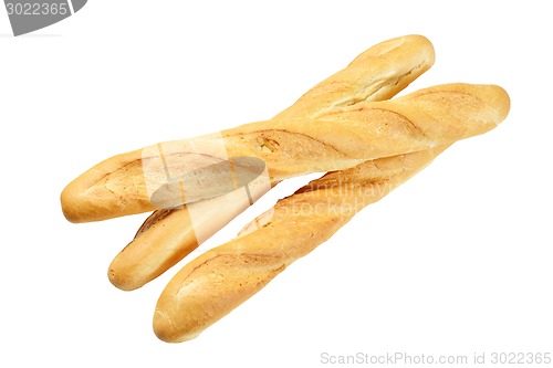 Image of Three French baguette