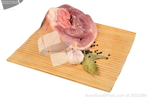 Image of Piece of raw ham