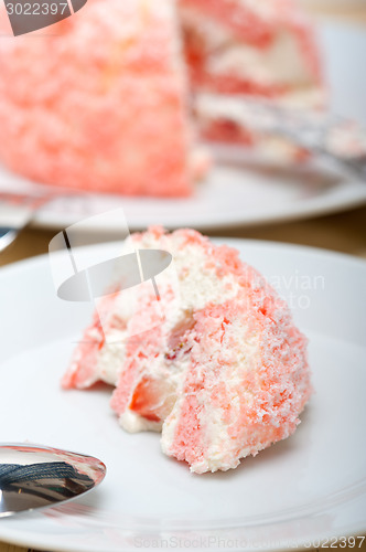 Image of fresh strawberry and whipped cream dessert