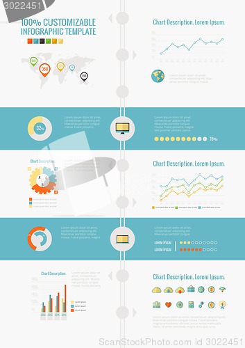 Image of Technology Infographic Elements