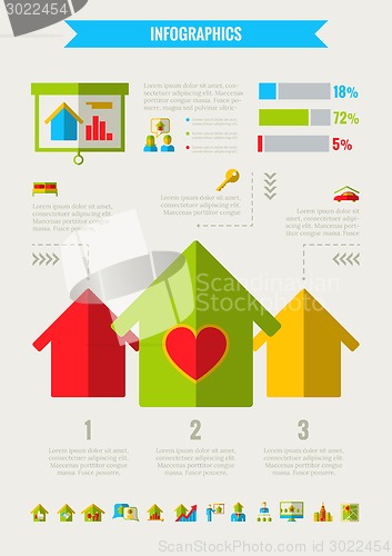 Image of Real Estate Infographic Elements.