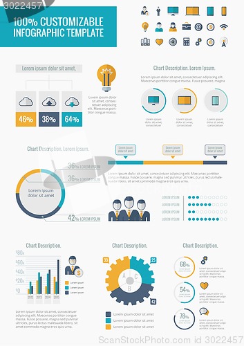 Image of Technology Infographic Elements