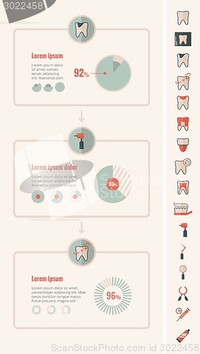 Image of Dental Infographic Elements.