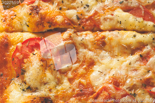 Image of Pizza close up