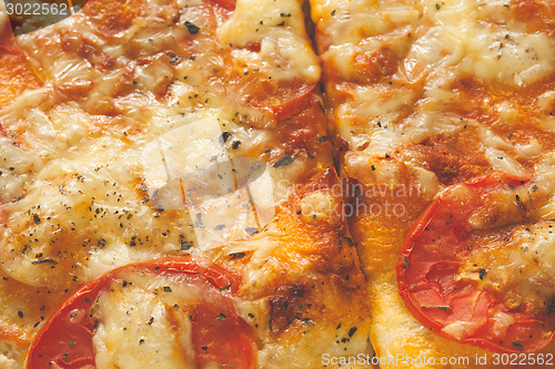 Image of Pizza close up