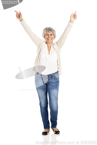 Image of Happy Elderly woman