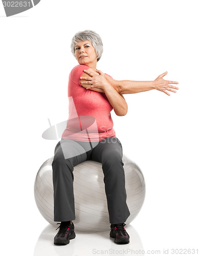 Image of Fiitness old woman 