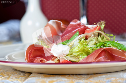 Image of cheese and bacon salad