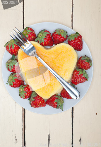 Image of heart cheesecake
