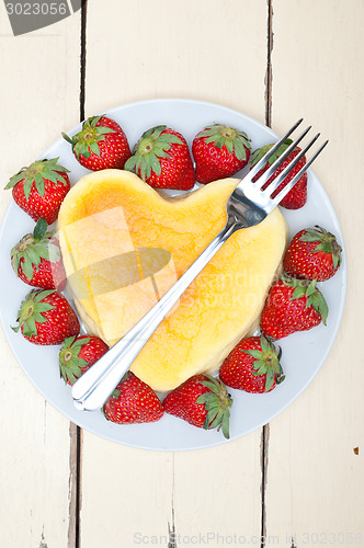 Image of heart cheesecake