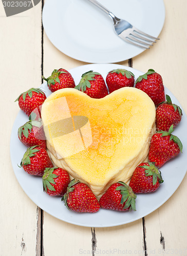 Image of heart cheesecake