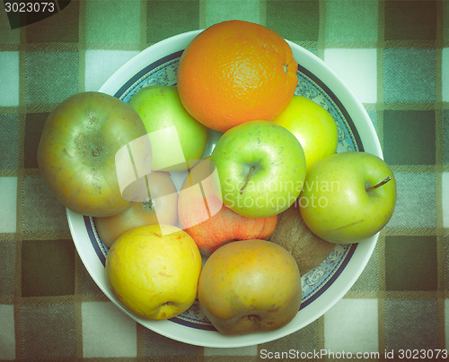 Image of Retro look Fruits