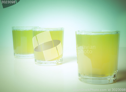 Image of Retro look Pineapple juice