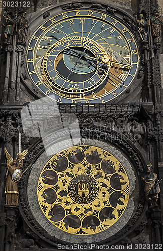 Image of Astronomical clock, Prague.