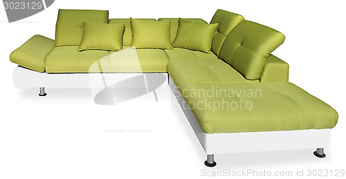 Image of Big green sofa