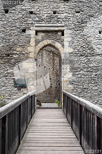 Image of Castle door.