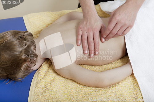 Image of Back treatment with boy