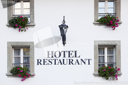 Image of Switzerland hotel window